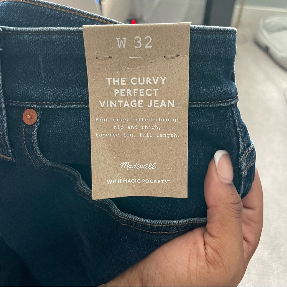 Madewell Blue Ankle Cropped Jeans